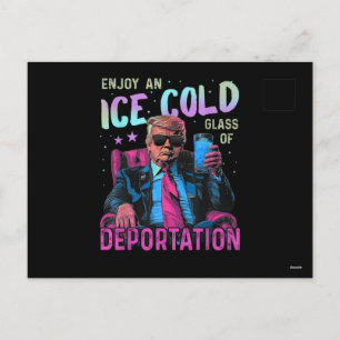 ICE Enjoy an Ice Cold Holiday Postcard