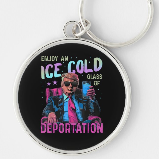 ICE Enjoy an Ice Cold Key Ring (Front)