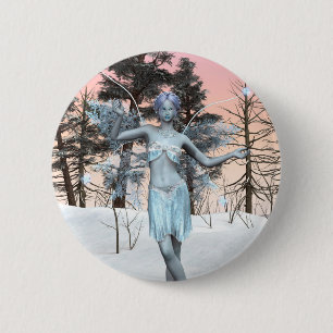 Ice Fairy 6 Cm Round Badge