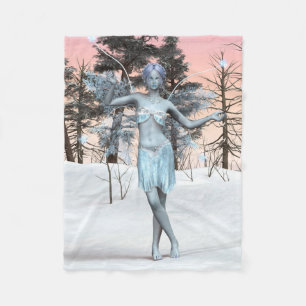 Ice Fairy Fleece Blanket