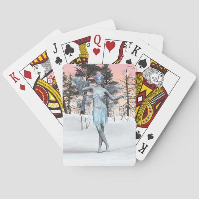 Ice Fairy Playing Cards (Back)
