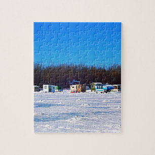 Ice Fishing collection Jigsaw Puzzle