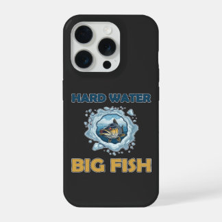 Ice Fishing For Walleye Hard Water Big Fish Gift iPhone 15 Pro Case