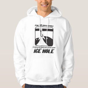 Ice Fishing Humour Hoodie
