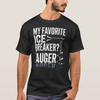 Ice Fishing Lover Catching Fish Fisher T-Shirt