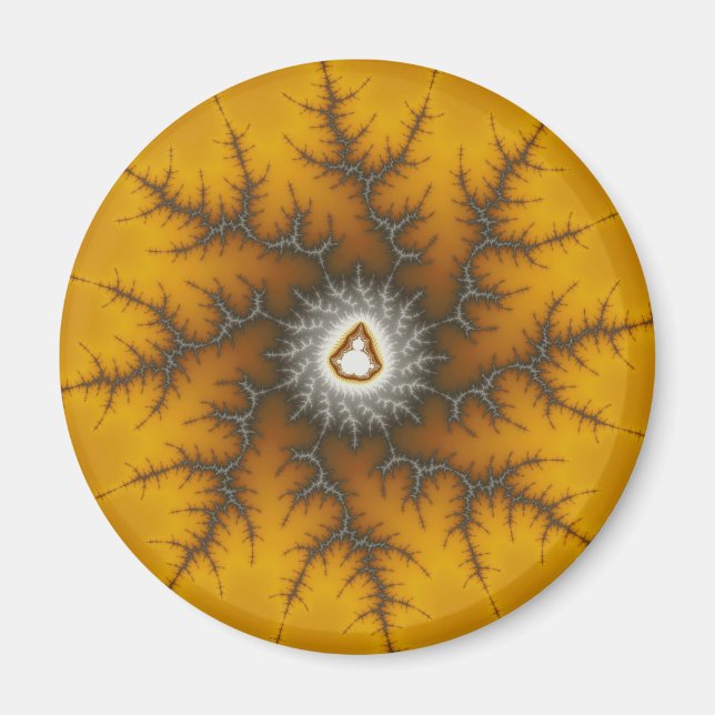 Ice Flake - Fractal Magnet (Front)