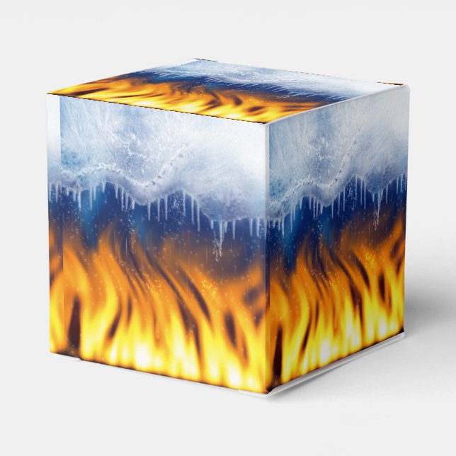 Ice & Flame Favour Box (Back Side)