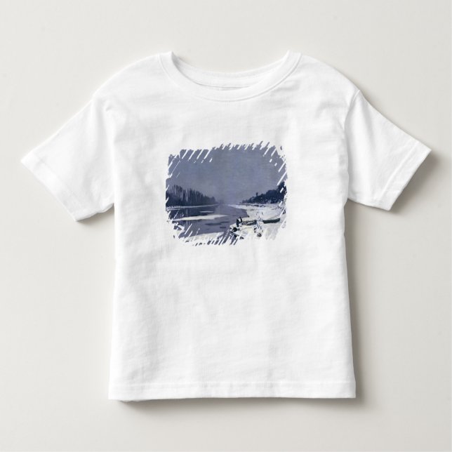 Ice floes on the Seine at Bougival, c.1867-68 Toddler T-Shirt (Front)
