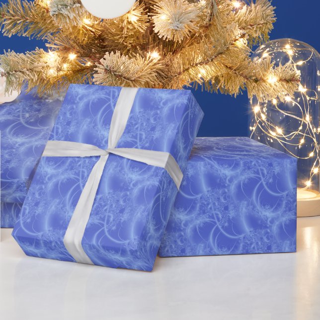 Ice Fractal Wrapping Paper (Holidays)