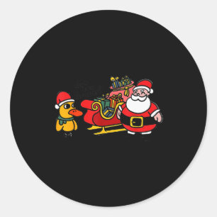 Ice Fresh Lemonade Got Any Gs Duck Funny Christmas Classic Round Sticker