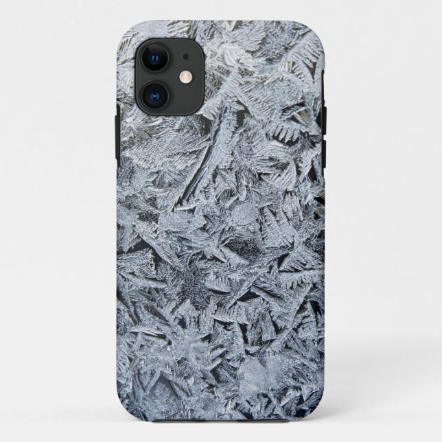Ice Frost Crystals Texture Image Case-Mate iPhone Case (Back)