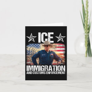 Ice Funny Trump Immigration And Customs Enforcemen Card