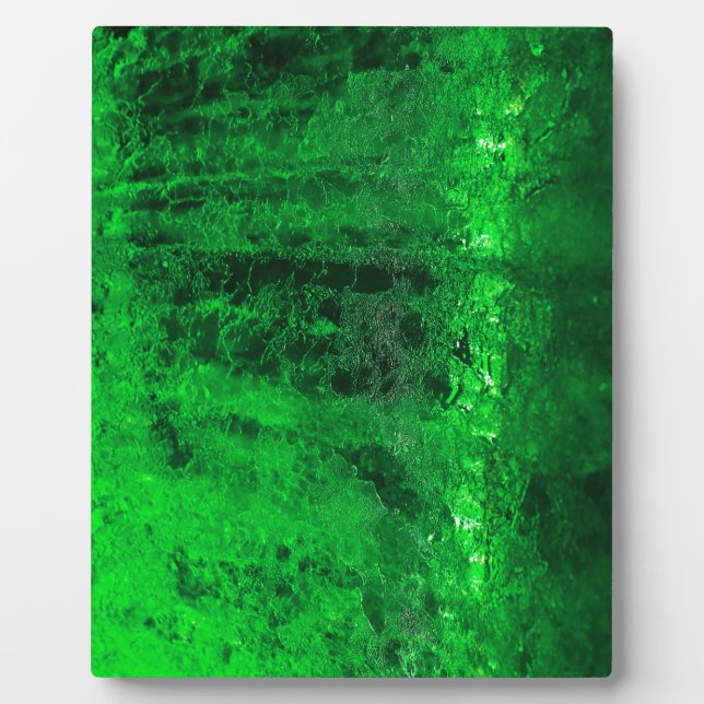 Ice - Glacial - Beautiful! Plaque (Front)