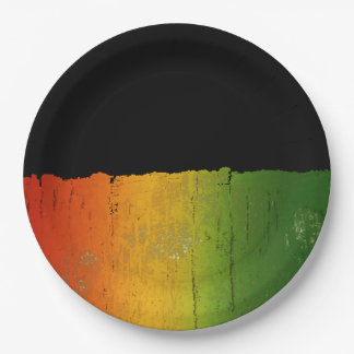 Ice, Gold and Green Paper Plates