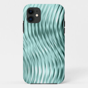 Ice Green Curved Glass Print iPhone 5 Case-Mate iPhone 11 Case
