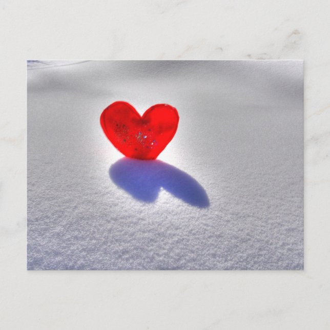 Ice Heart Postcard (Front)