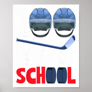 Ice Hockey 12th Birthday Party Goal Team Player Sp Poster