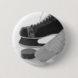Ice Hockey 6 Cm Round Badge