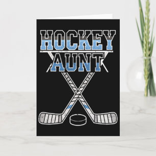 Ice Hockey Aunt Proud Auntie Of Player Goalie Spor Card
