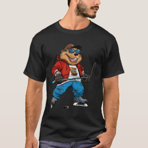 Ice Hockey Beaver T-Shirt