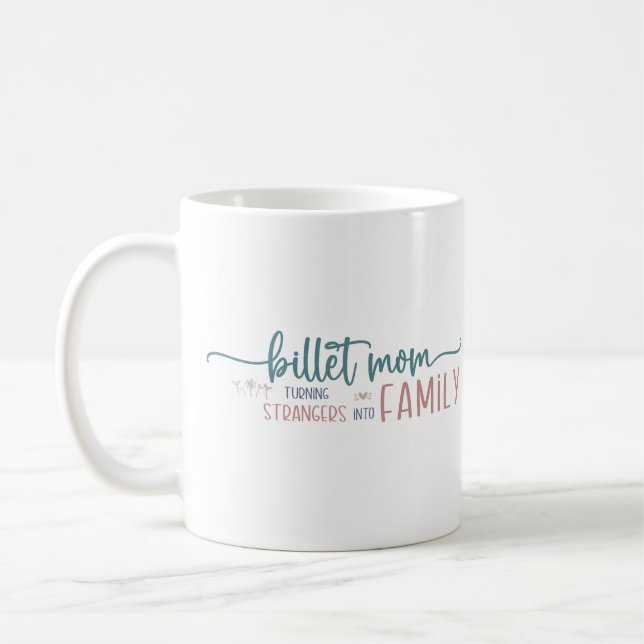 Ice Hockey Billet Mum Inspirational Quote  Coffee Mug (Left)