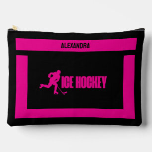 Ice Hockey Birthday Gift, Ice Hockey Player Girl, Accessory Pouch