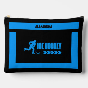 Ice Hockey Birthday Gift, Ice Hockey Player Girl, Accessory Pouch