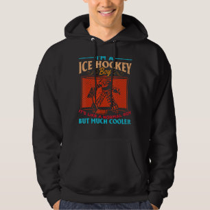 Ice Hockey Boy Ice Hockey Player Boys Playing Ice Hoodie