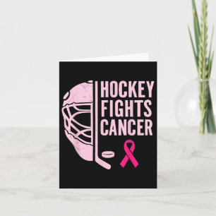 Ice Hockey Breast Cancer Awareness Player Pink Spo Card