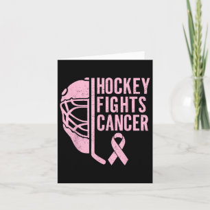 Ice Hockey Breast Cancer Awareness Player Pink Spo Card