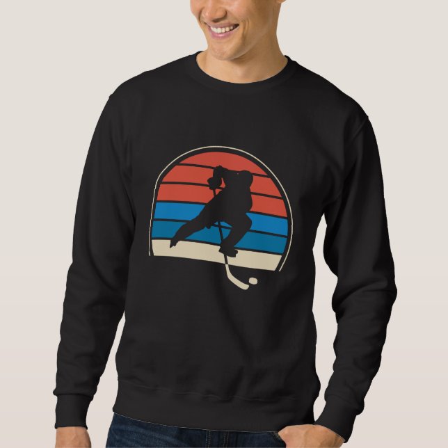 Ice Hockey Centre Defence Player Sweatshirt (Front)