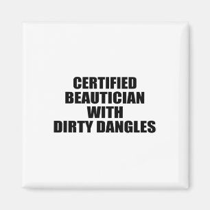 Ice Hockey Certified Beautician Dangle Goal Score Magnet