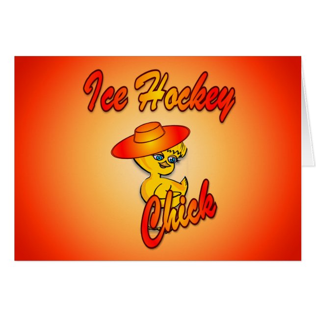 Ice Hockey Chick #5 (Front Horizontal)