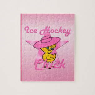 Ice Hockey Chick #8 Jigsaw Puzzle