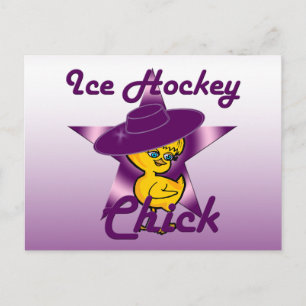 Ice Hockey Chick #9 Postcard