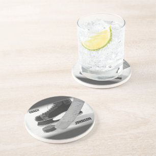 Ice Hockey Coach Thank You Coaster
