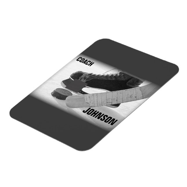Ice Hockey Coach Thank You Magnet (Left Side)