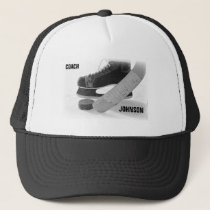 Ice Hockey Coach Thank You Trucker Hat