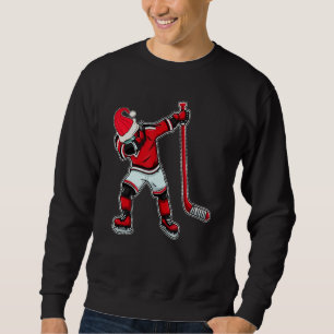 Ice Hockey Dab Apparel Dabbing Player Youth Merry Sweatshirt
