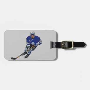 Ice Hockey Design Luggage Tags