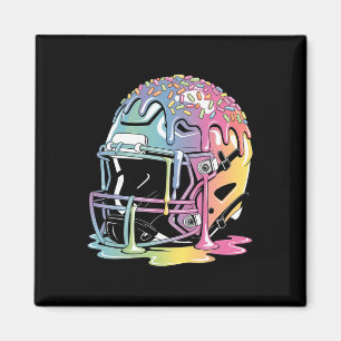 Ice Hockey Drip Boys Youth Goalie Hockey Ice Cream Magnet