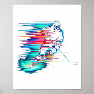 Ice Hockey Dynamic Poster