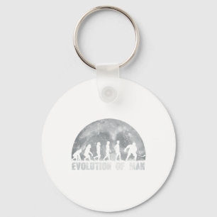 Ice Hockey Evolution For Ice Hockey Players Key Ring