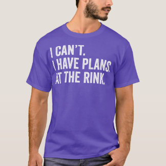 Ice Hockey Fan Plans at the Rink Ice Hockey Player T-Shirt