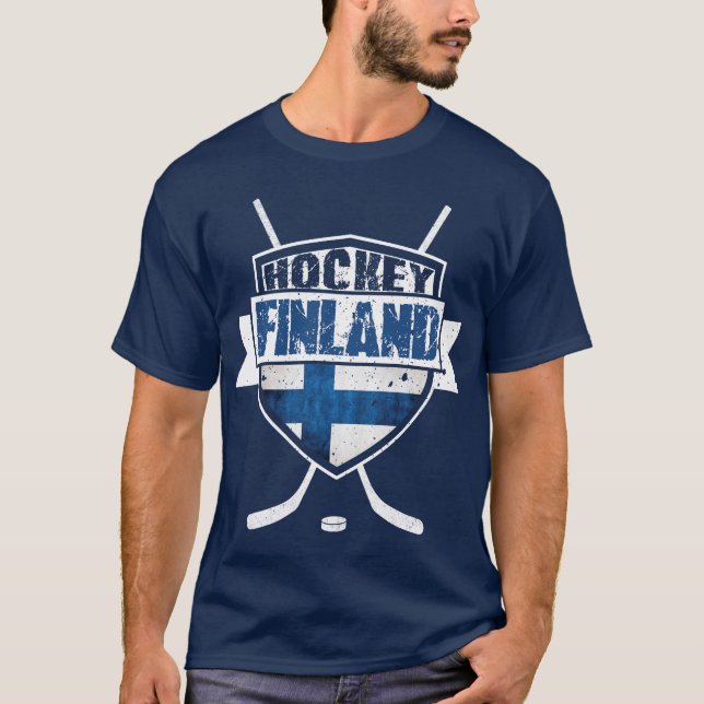 Ice Hockey Finland Shield Suomi Tee (Front)