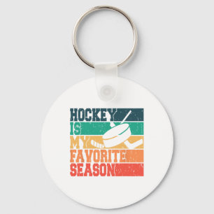 Ice Hockey For Men Women Kids Hockey Is My Favorit Key Ring