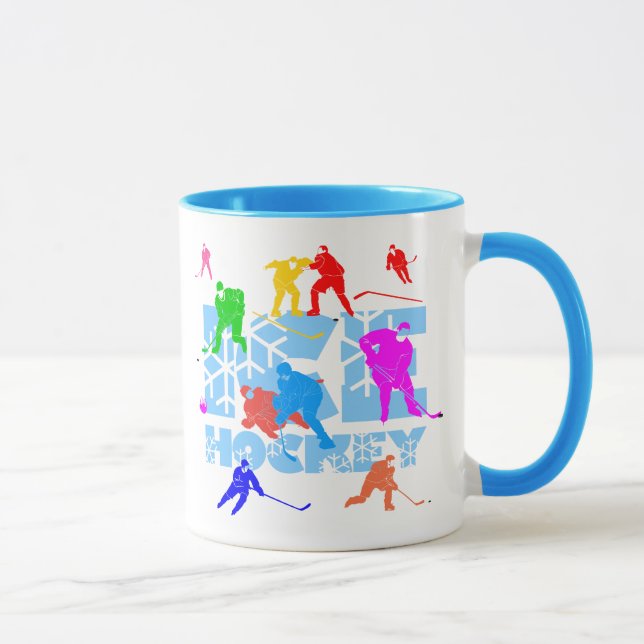 Ice Hockey funny elegant Mug (Right)