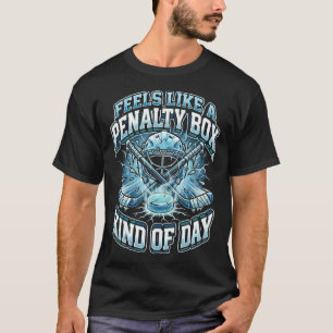 Ice Hockey Funny Feels Like A Penalty Box Kind Of  T-Shirt