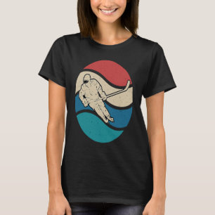 Ice Hockey Funny Ice Hockey Frisbee Lover Retro Vi T-Shirt