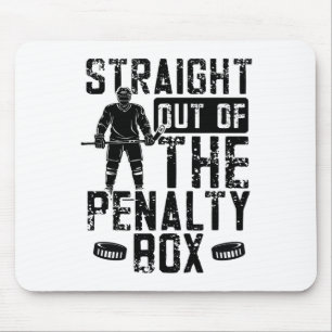 Ice Hockey Funny Penalty Box Mouse Pad